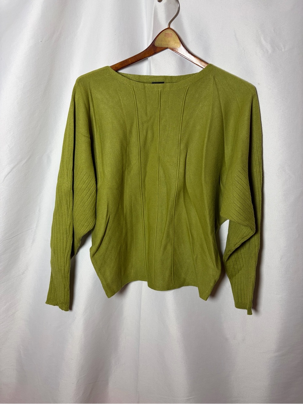 Relaxed Olive Green Women's Pullover Top